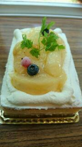 桃のケーキ 画像2
