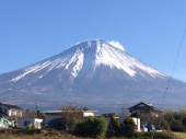 ピーカンな富士山 画像1