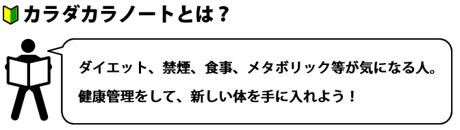 カラダカラノートの使い方