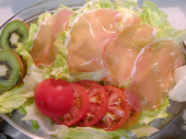 朝から生ハムだと 画像2