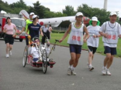 曇り　障害者3時間走ボラに参加 画像2