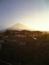 朝日が射す富士山 画像3