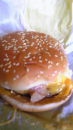 月見バーガー♪
