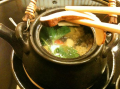 ↑：贅沢の極み…土瓶蒸し