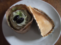 朝からケーキ