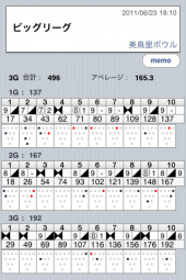 今日のボーリング 画像1