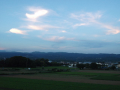 富士山が顔を
