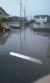 清須⇒大治橋　コース　　ゲリラ豪雨 画像1