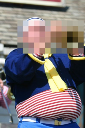 重い腹を引きずって・・・。 画像1