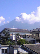 富士山に雪 画像1
