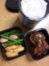 煮込みハンバーグ弁当 画像1