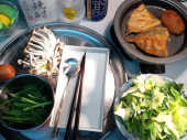 残り物アジフライと 画像2