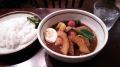 スープカレーと夜桜