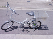 自転車ペンキ塗り 画像3