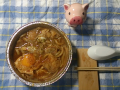 朝カレー。