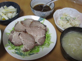 鶏レバー　と　焼き豚 画像2