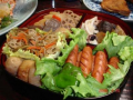 初日から食ったどー！！