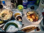 サンマ塩焼き天ぷら盛合せ 画像2