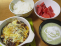 夏野菜グラタン