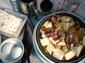 豆腐メインのすき焼きの後 画像2