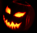 ハロウィン、午後から雨