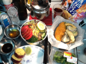 大盛サラダ天ぷら魚フライ 画像2