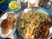 牛焼肉と大盛り野菜炒めと 画像2