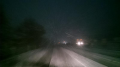 恐怖高速の雪道