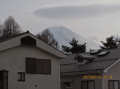 今日は2月23日で富士山の日、暖かい朝