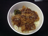 曇り ソースかつ丼 画像2