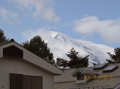 晴れだが雲が多い