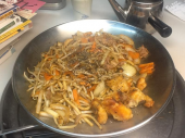 残りタコ天モヤシ焼うどん 画像2