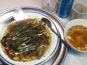 お好み焼きと即席味噌汁で 画像2