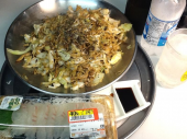 大盛り野菜焼きそば鯛刺身 画像2