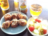 サケ塩焼きなど豪華夕食は 画像2