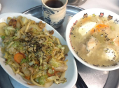 豚野菜しょうゆ焼うどんと 画像2