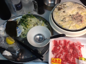 豚しゃぶ風野菜盛り豆乳鍋 画像2