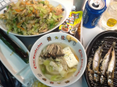 巨大野菜炒めとミニおでん 画像2