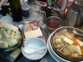 醤油ちゃんこ鍋もち入りで 画像2