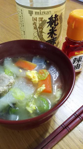 酸っぱ辛いスープ♪ 画像1