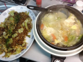 オーソドックス焼そば鶏鍋