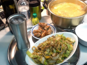 鶏レモン焼きうどん豚汁も 画像2