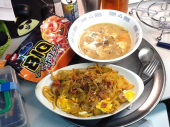 ビッグナポリタンと豚汁と 画像2