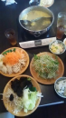 野菜どっさり と たき火