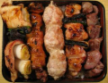 焼き鳥屋の煙草の煙