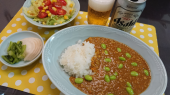 おかゆとキーマカレー 画像2
