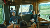 万ちゃん日記 (280)【列車中の三味線&人形芝居、冬将軍&タメノブーンⅤ】 画像2