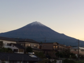 富士山に雪 画像1