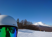 晴天のスキー場 画像3