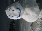 初雪だるま♬ 画像1